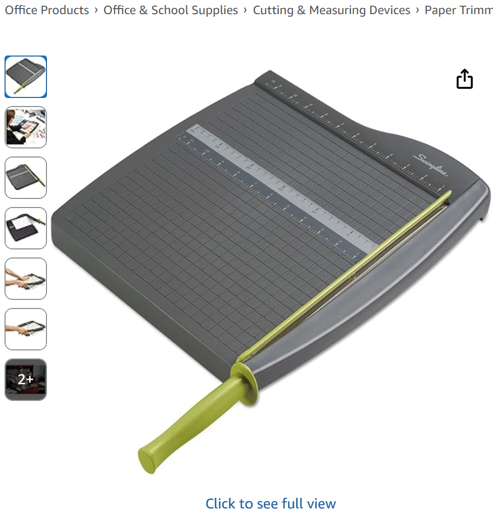 Amazon must-haves for teachers: paper guillotine